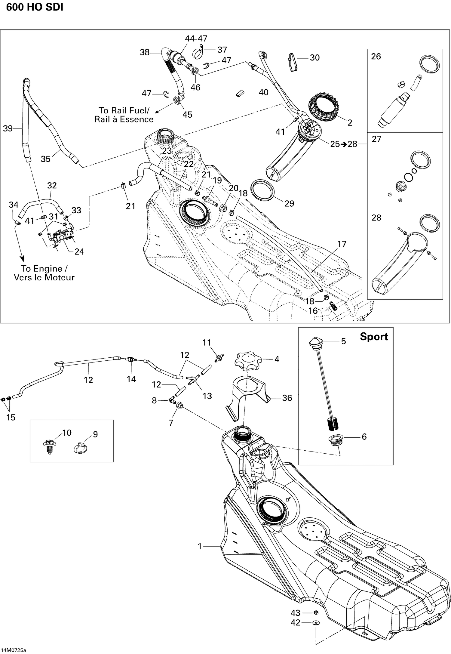 02- Fuel System LTD 600 HO SDI