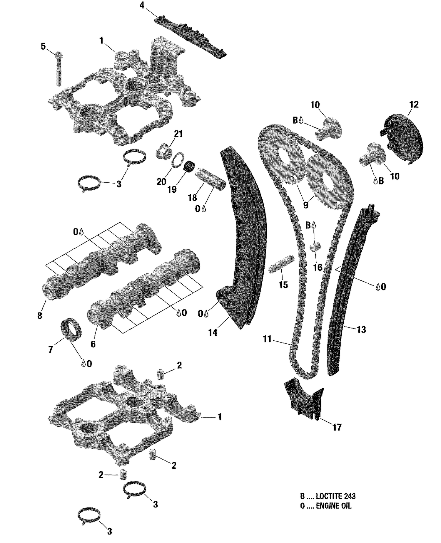 01 ROTAX - Engine - Valve Train - 600 ACE