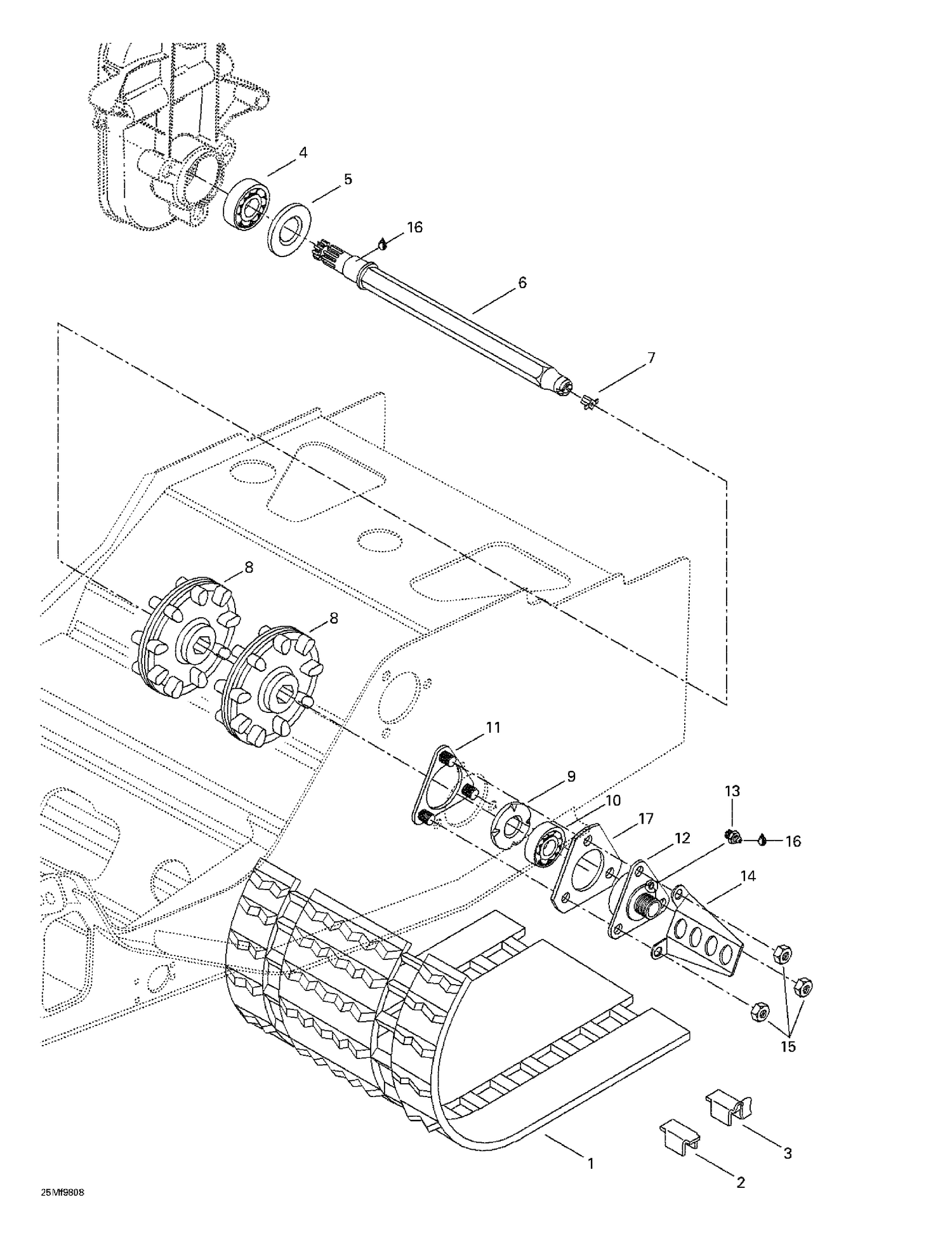 05- Drive Axle And Track
