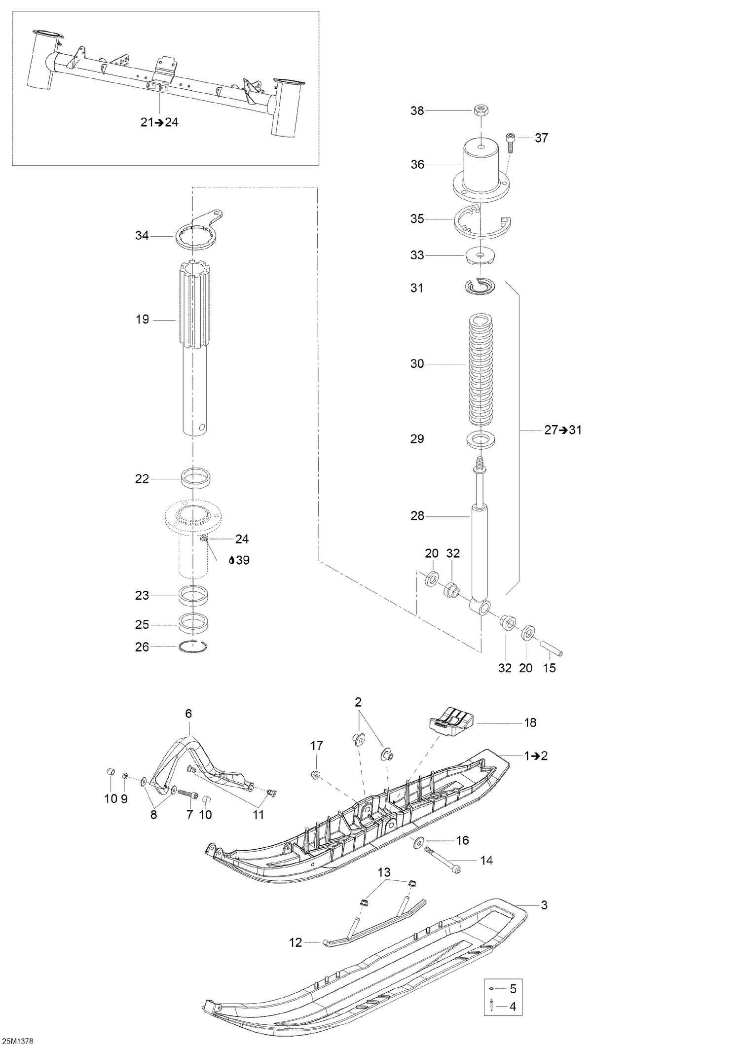07- Front Suspension And Ski