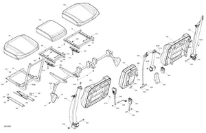 07- Body - Seat - Front Section Schematic