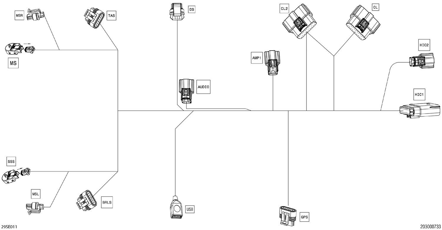 08- Electric - Steering Wiring Harness - 278004344
