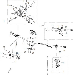 03- Mechanic - Handlebar 70 Schematic