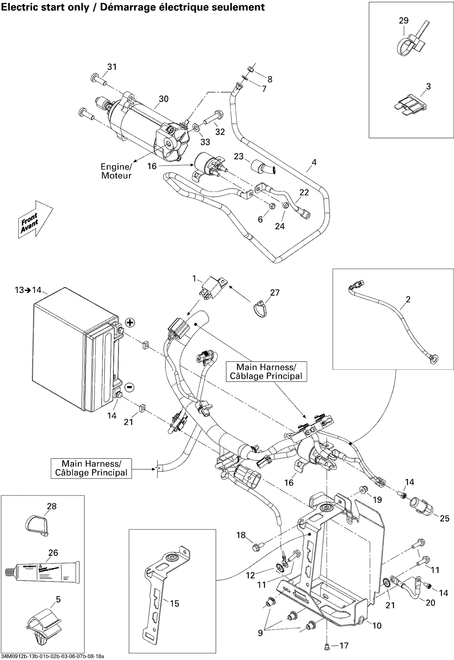 10- Battery And Starter 600 HO