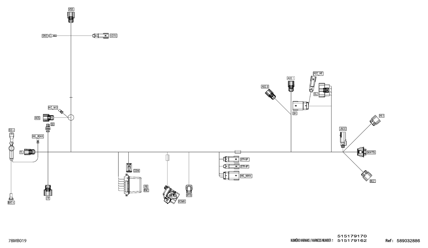 08- Electric - Main Harness - 515179170