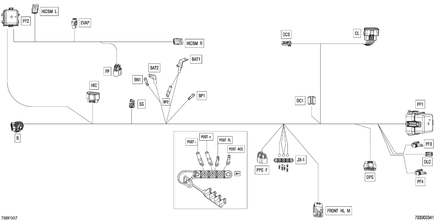08- Electric - Main Harness - 710007676