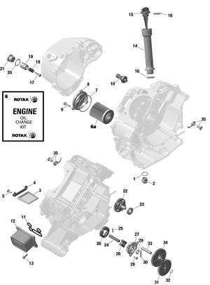 01- Rotax - Engine Lubrication Schematic