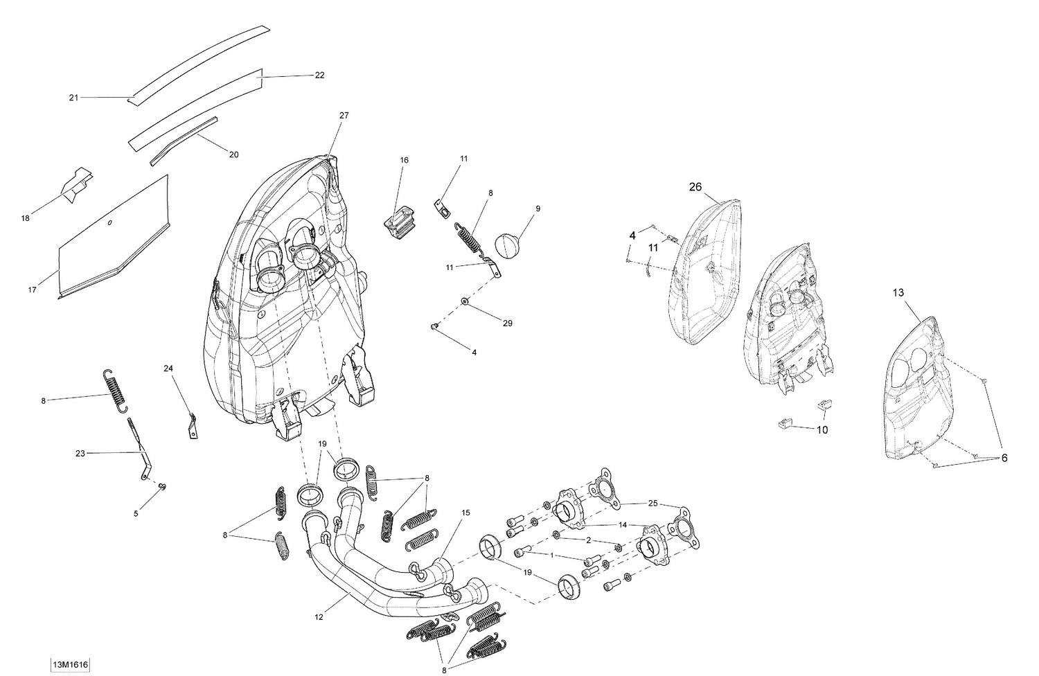 01- Exhaust System - 600 ACE