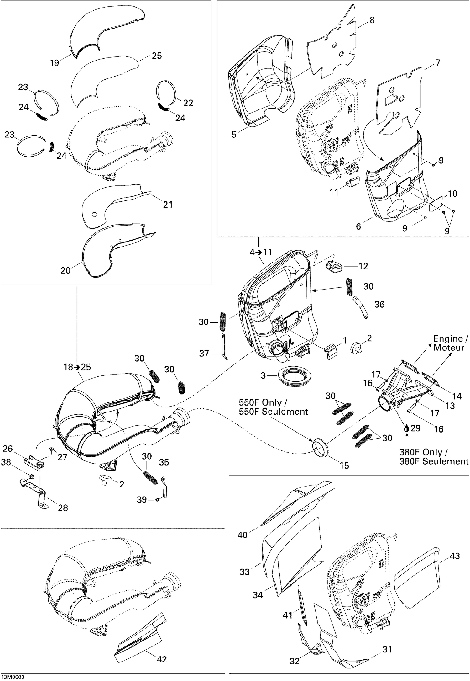 01- Exhaust System 550F