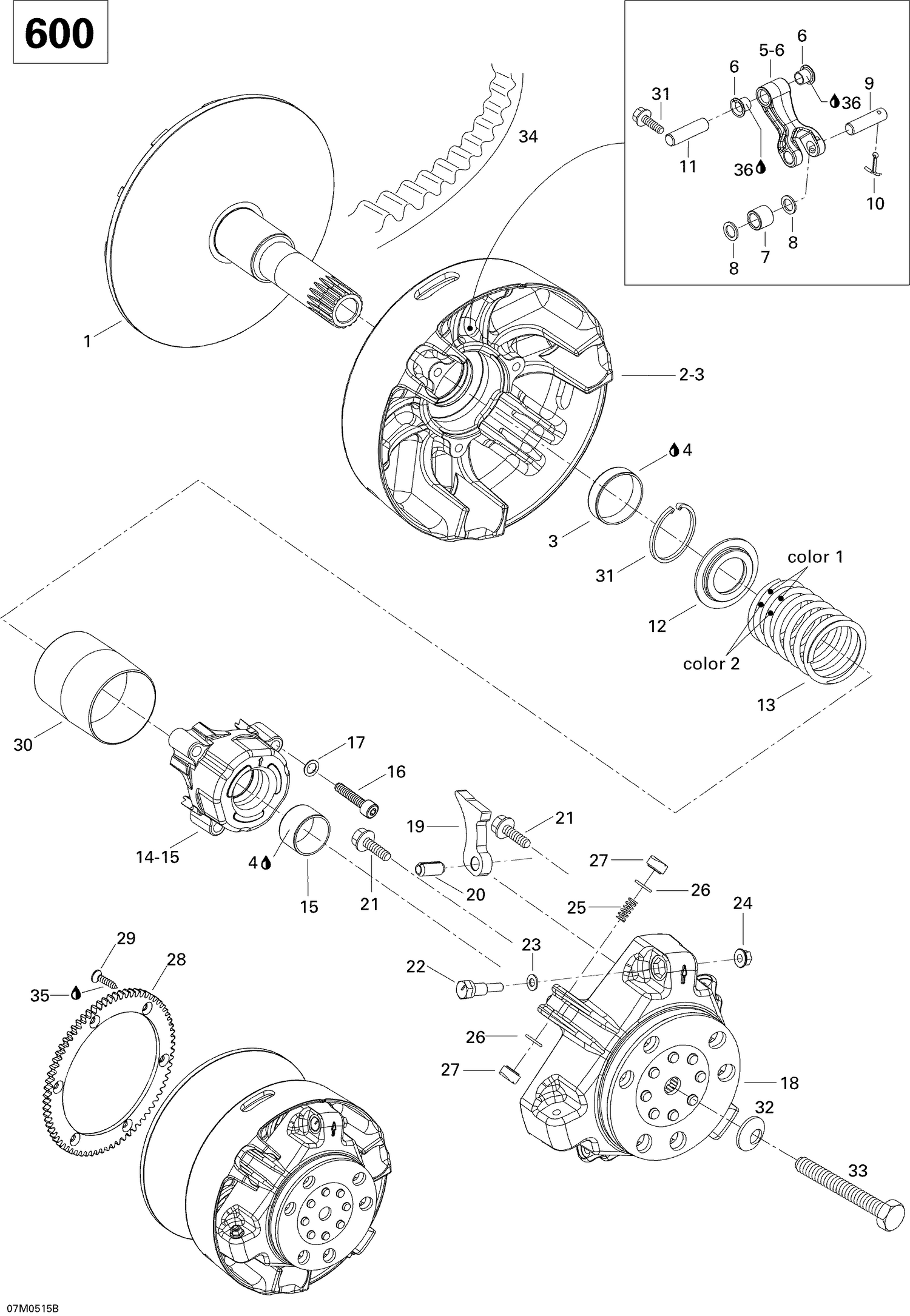 05- Drive Pulley 600