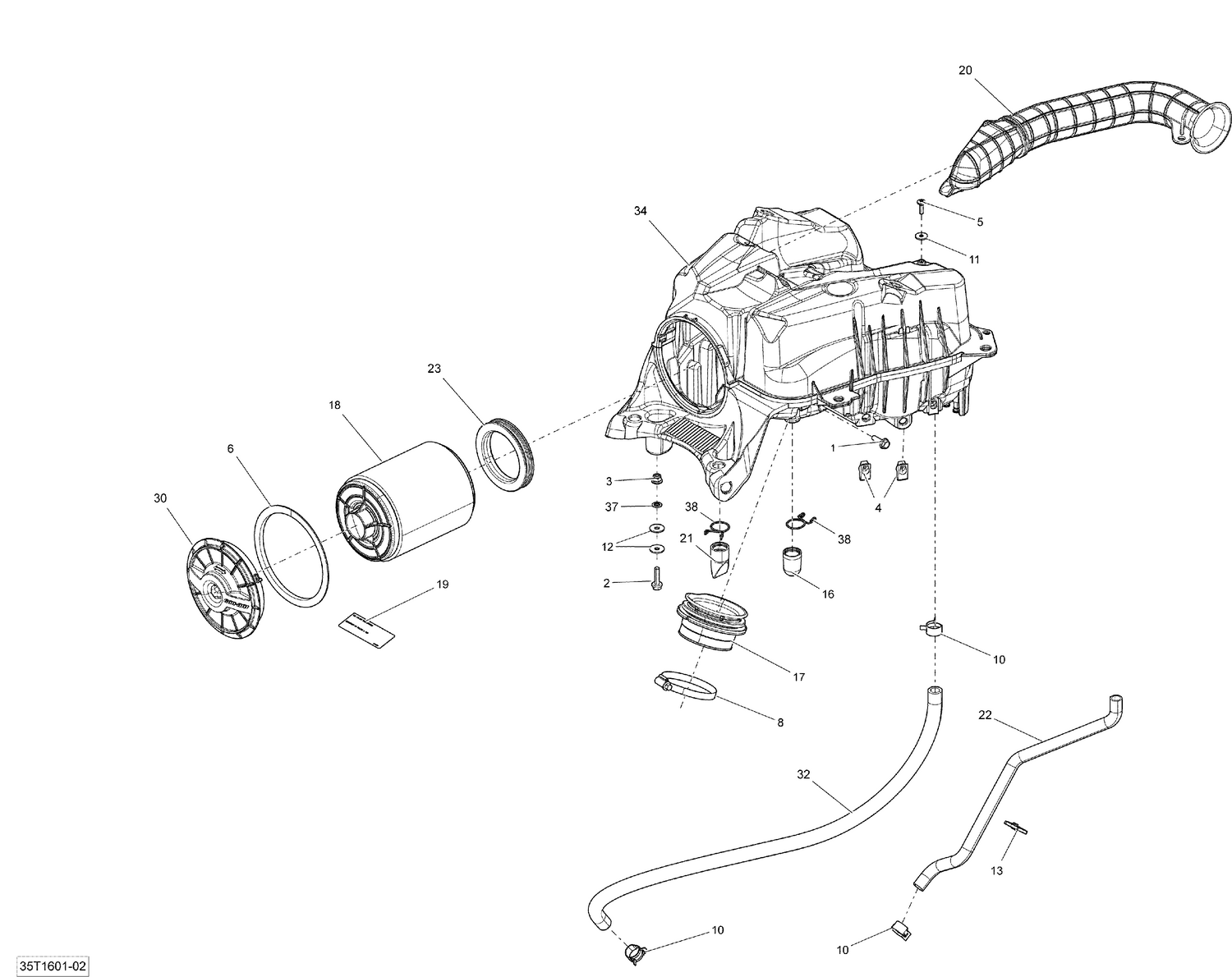 02- Air Intake - Except XMR