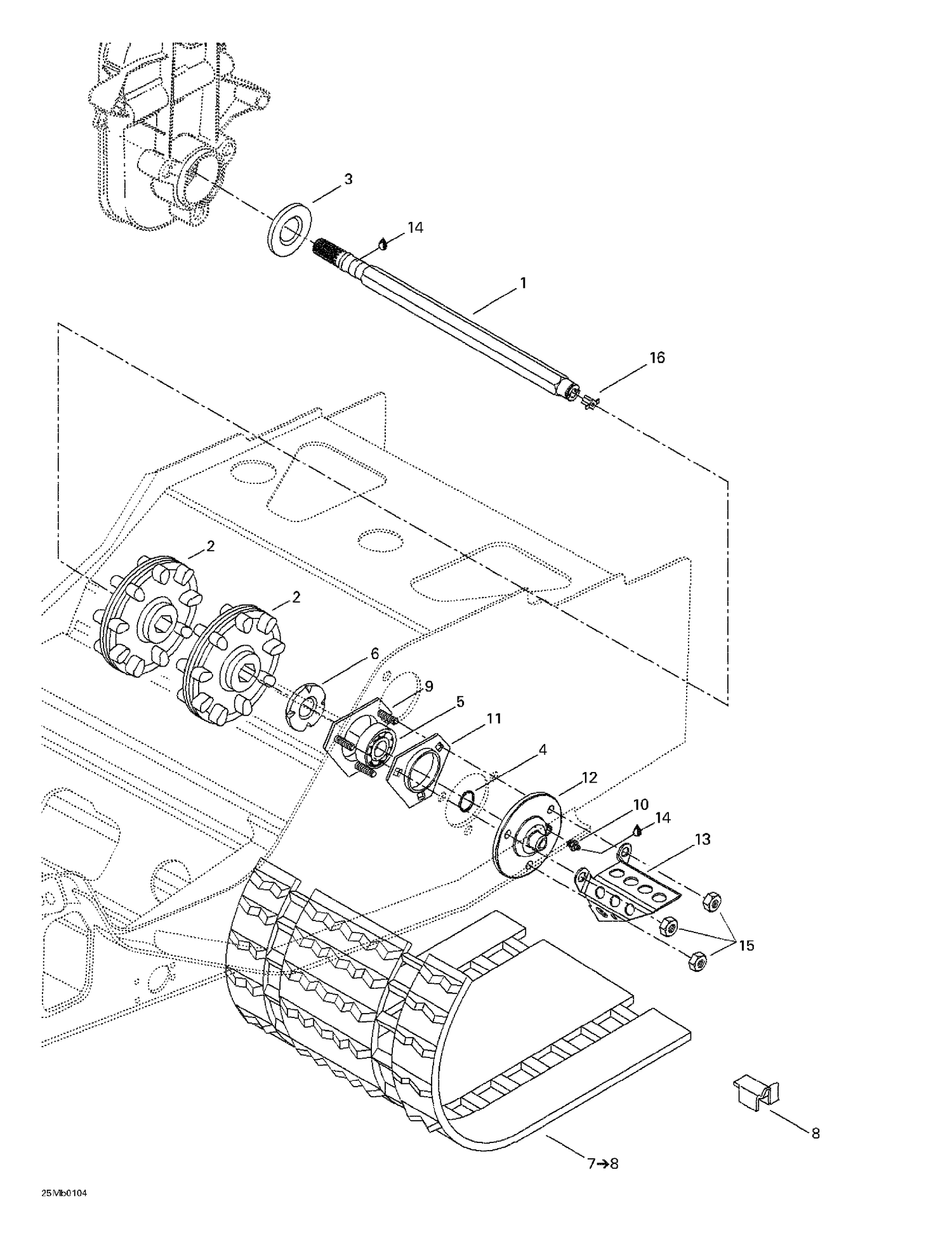 05- Drive Axle And Track
