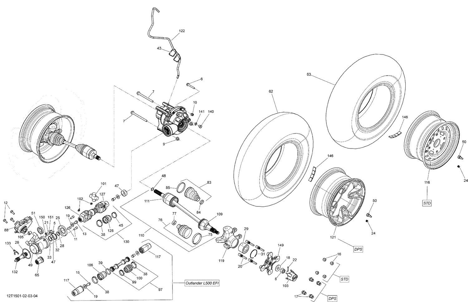 07- Drive System, Front _12T1504