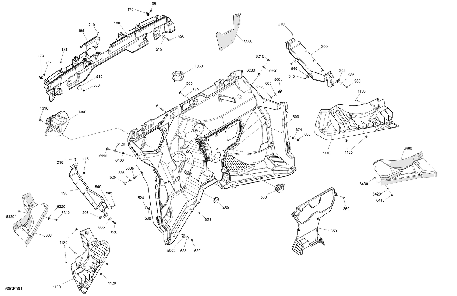 07- Cab Interior - Firewall