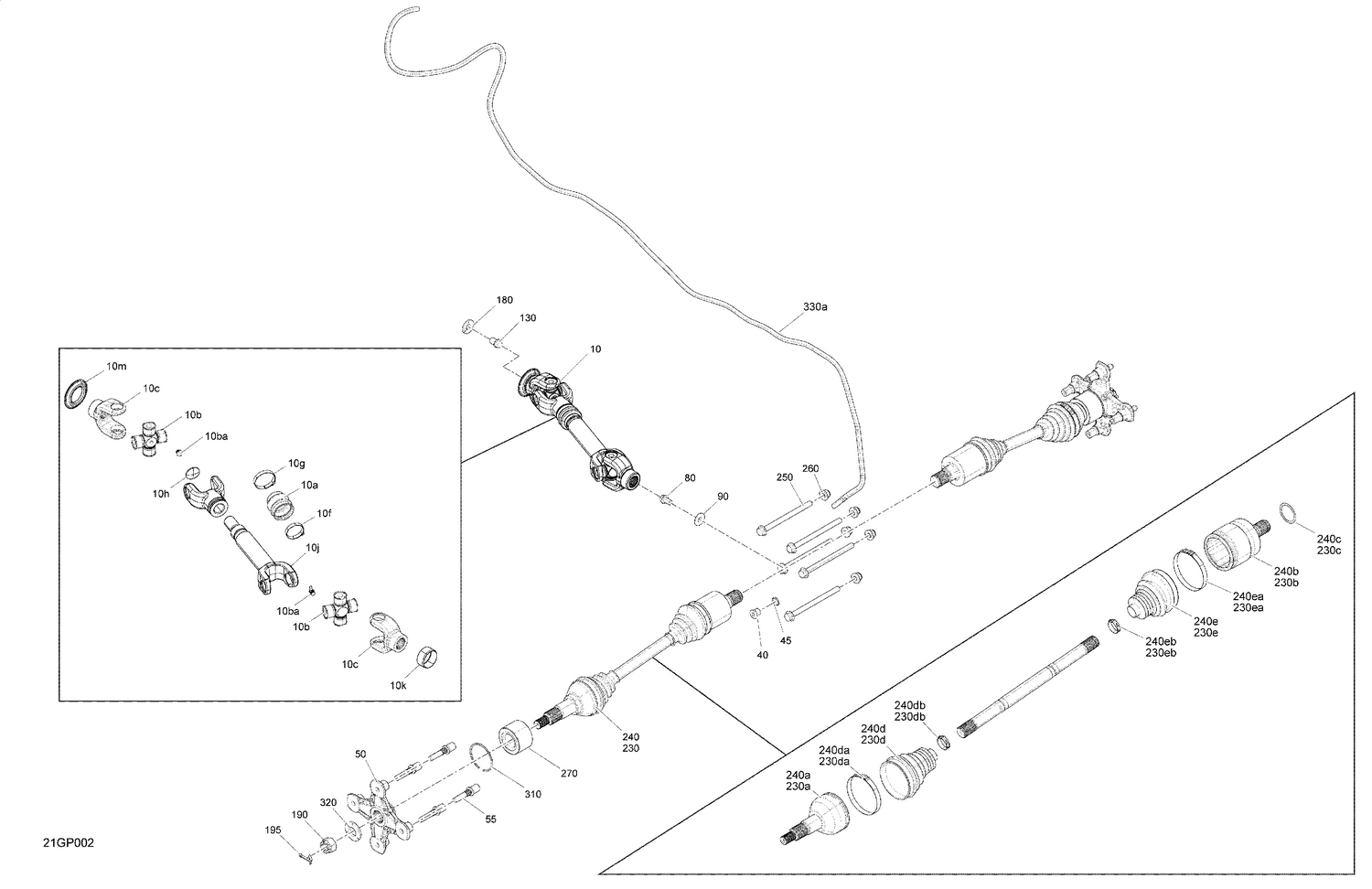 04- Drive - Rear - Common Parts - NO MAX