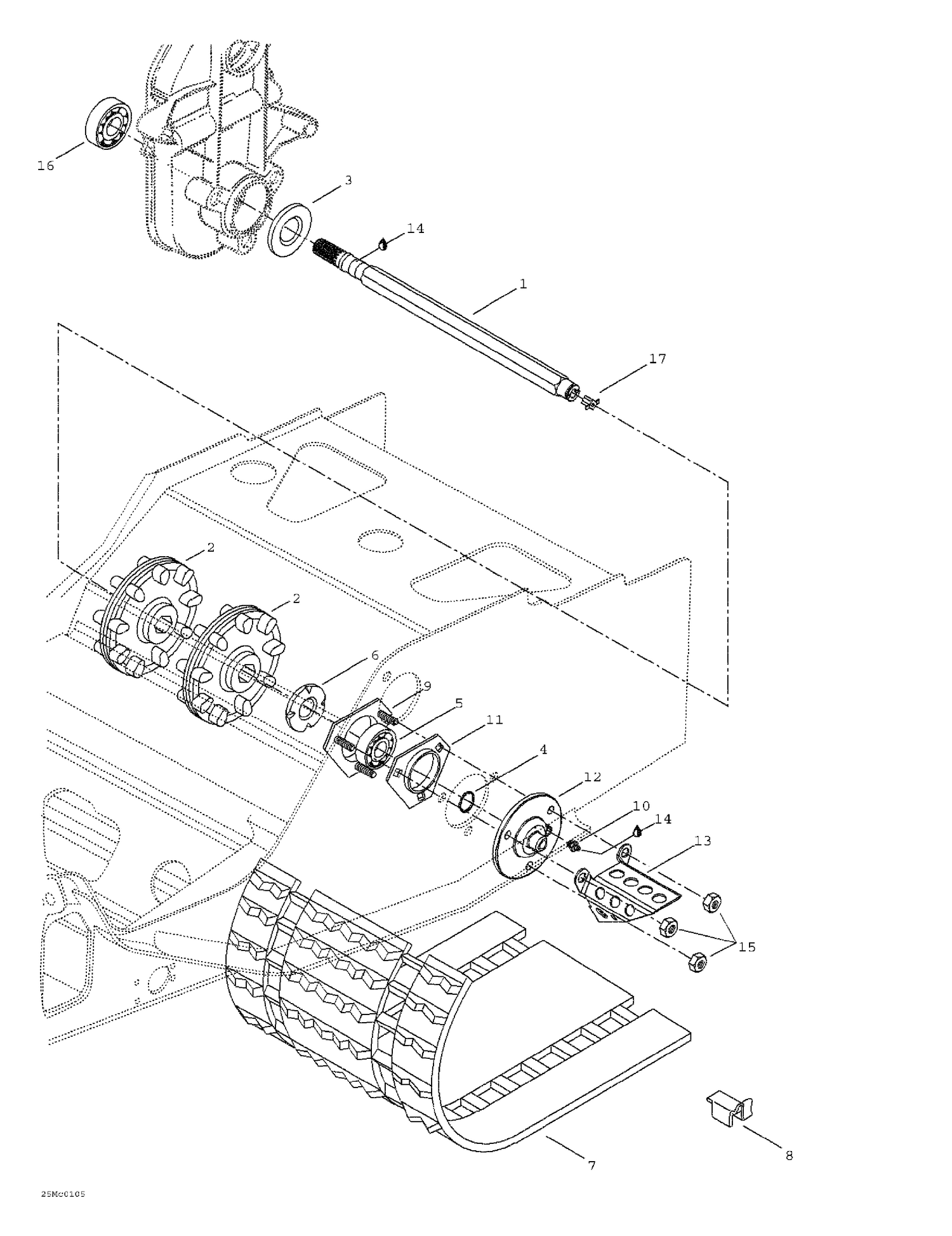 05- Drive Axle And Track