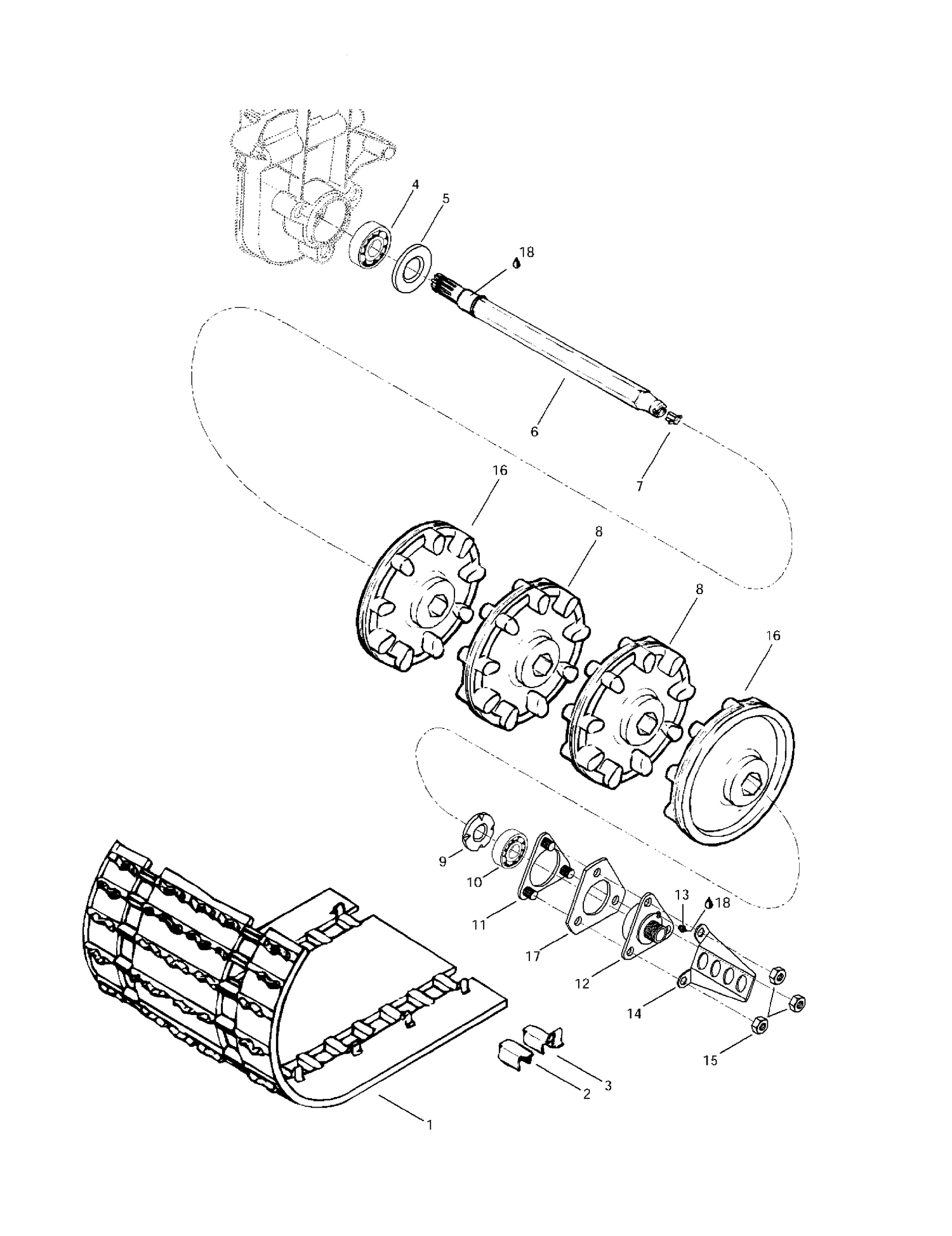 05- Drive Axle And Track