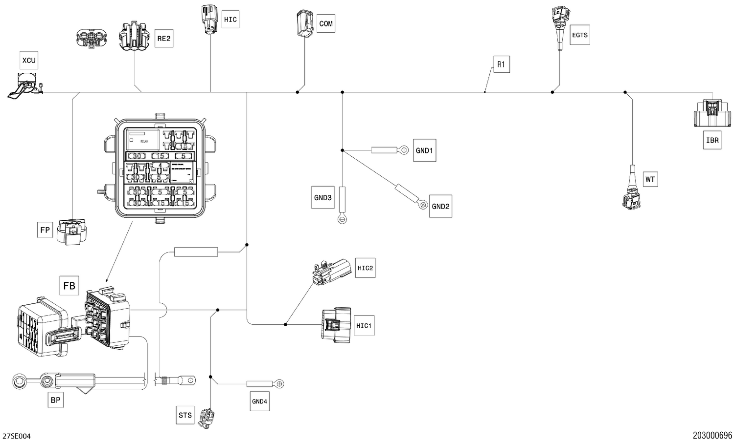 02- Electric - Main Harness - 278004460