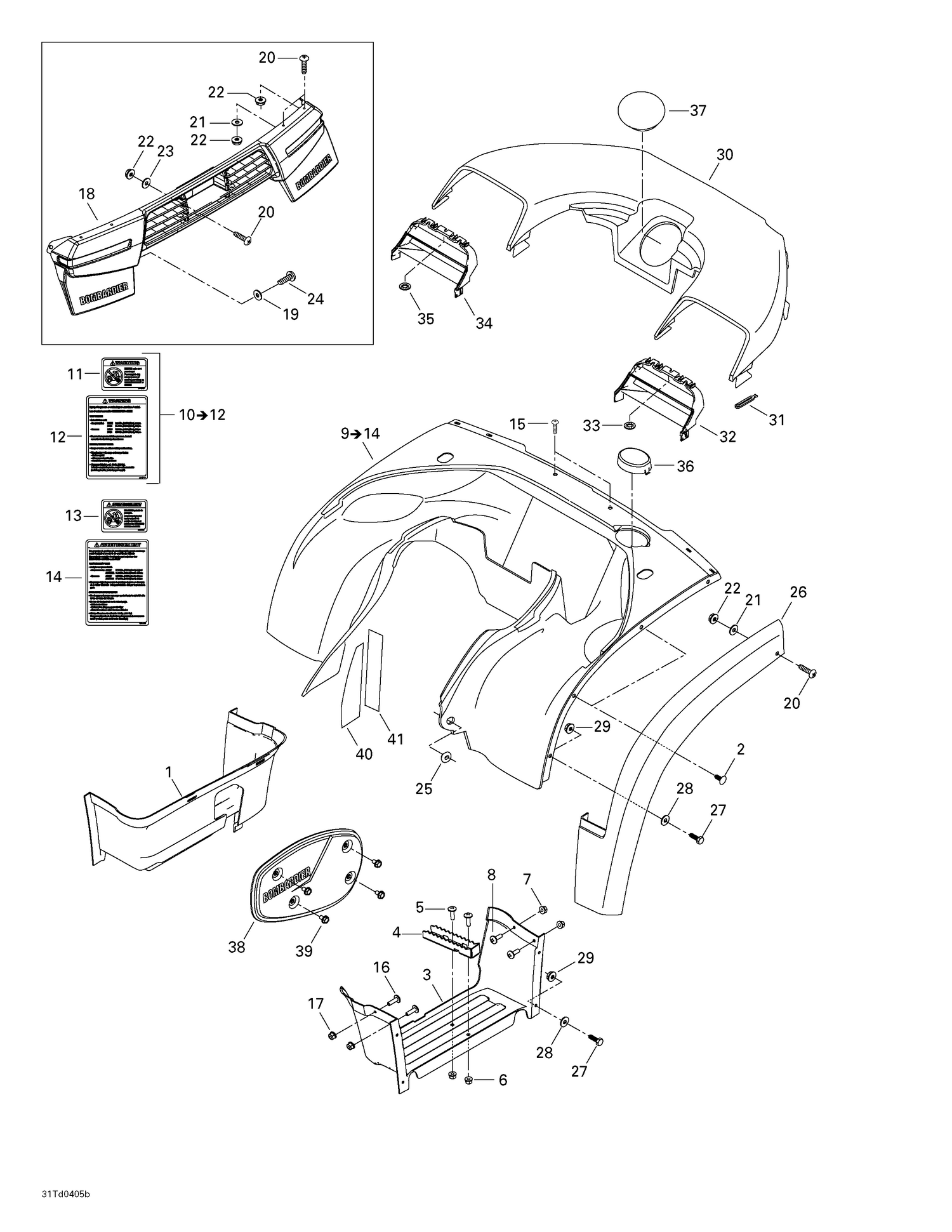 09- Body And Accessories, Rear View