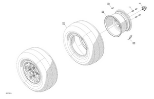 04- Drive - Rear Wheels  - Xt - Except Europe Schematic