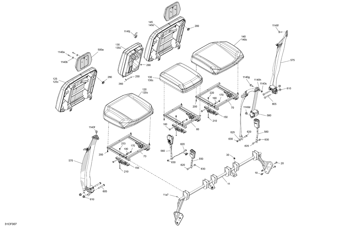 07- Body - Seat - Rear Section