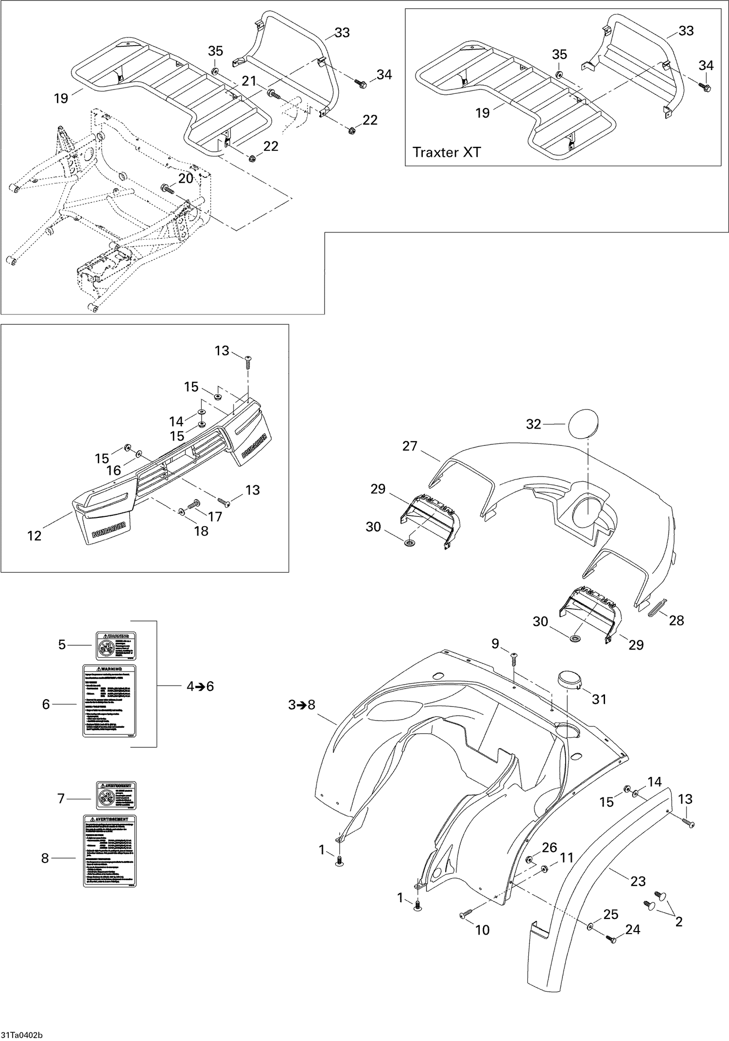 09- Body And Accessories, Rear View