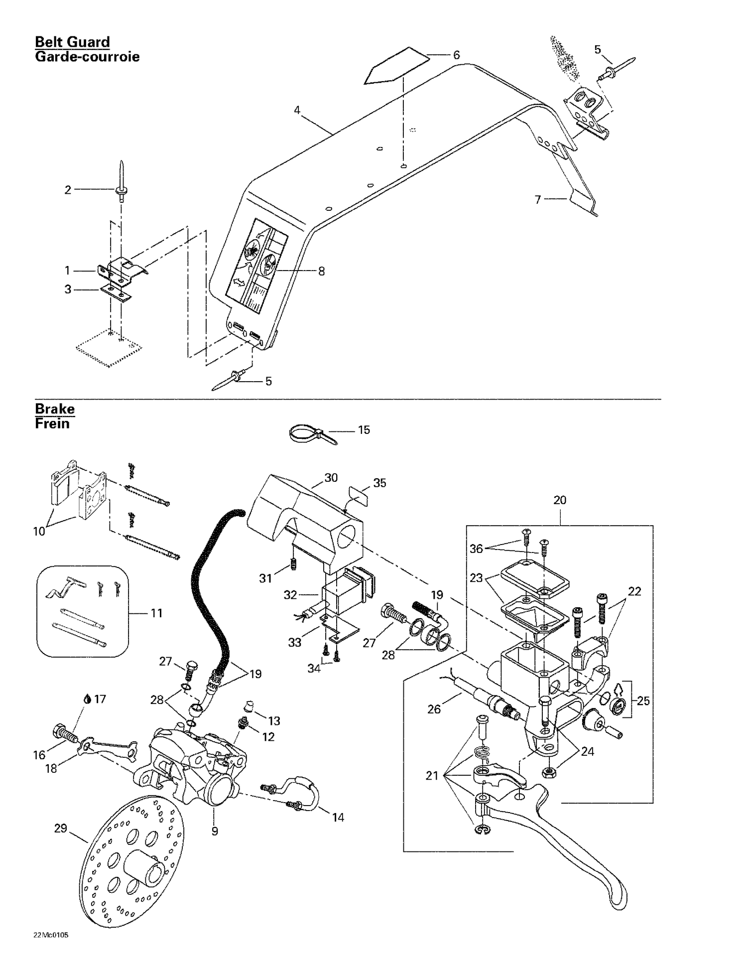 06- Hydraulic Brake And Belt Guard
