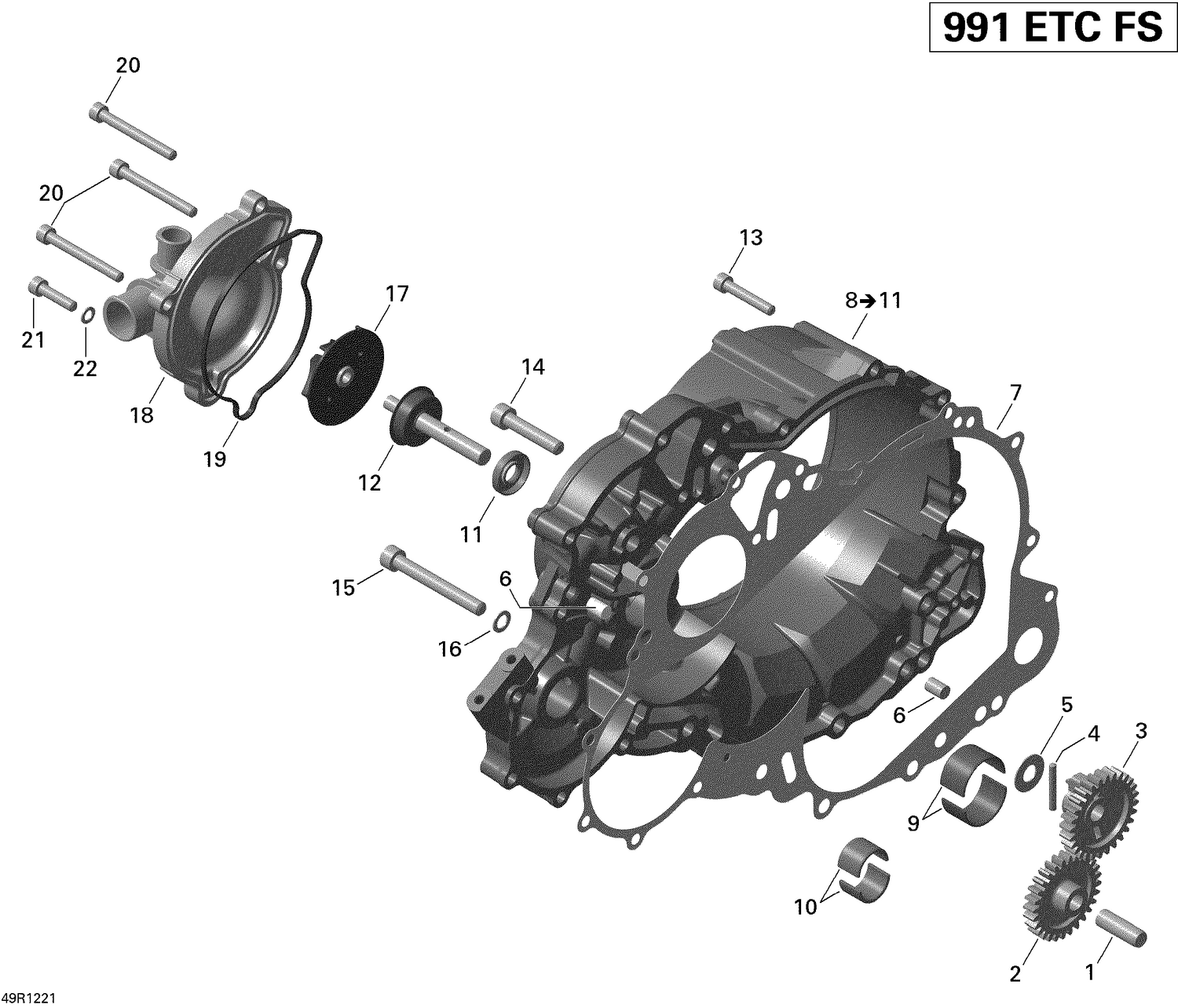 01- Clutch Cover And Water Pump