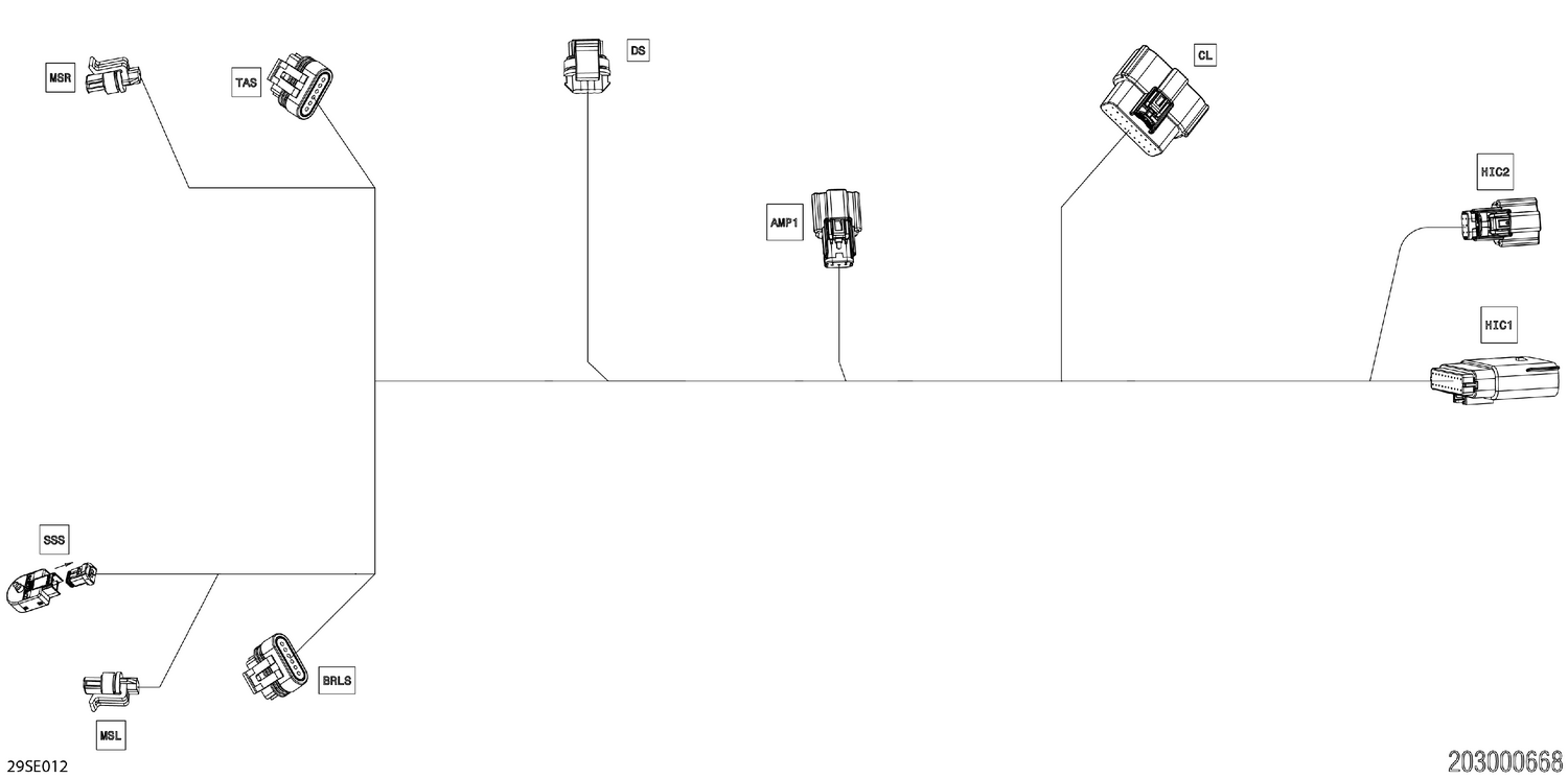 08- Electric - Steering Wiring Harness - 278004342