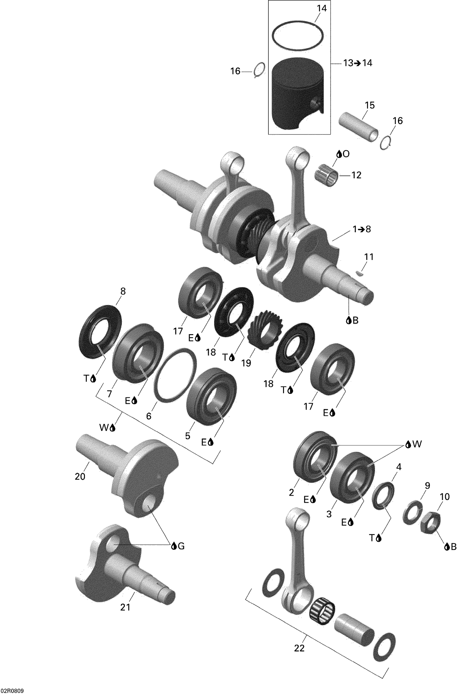 01- Crankshaft And Pistons