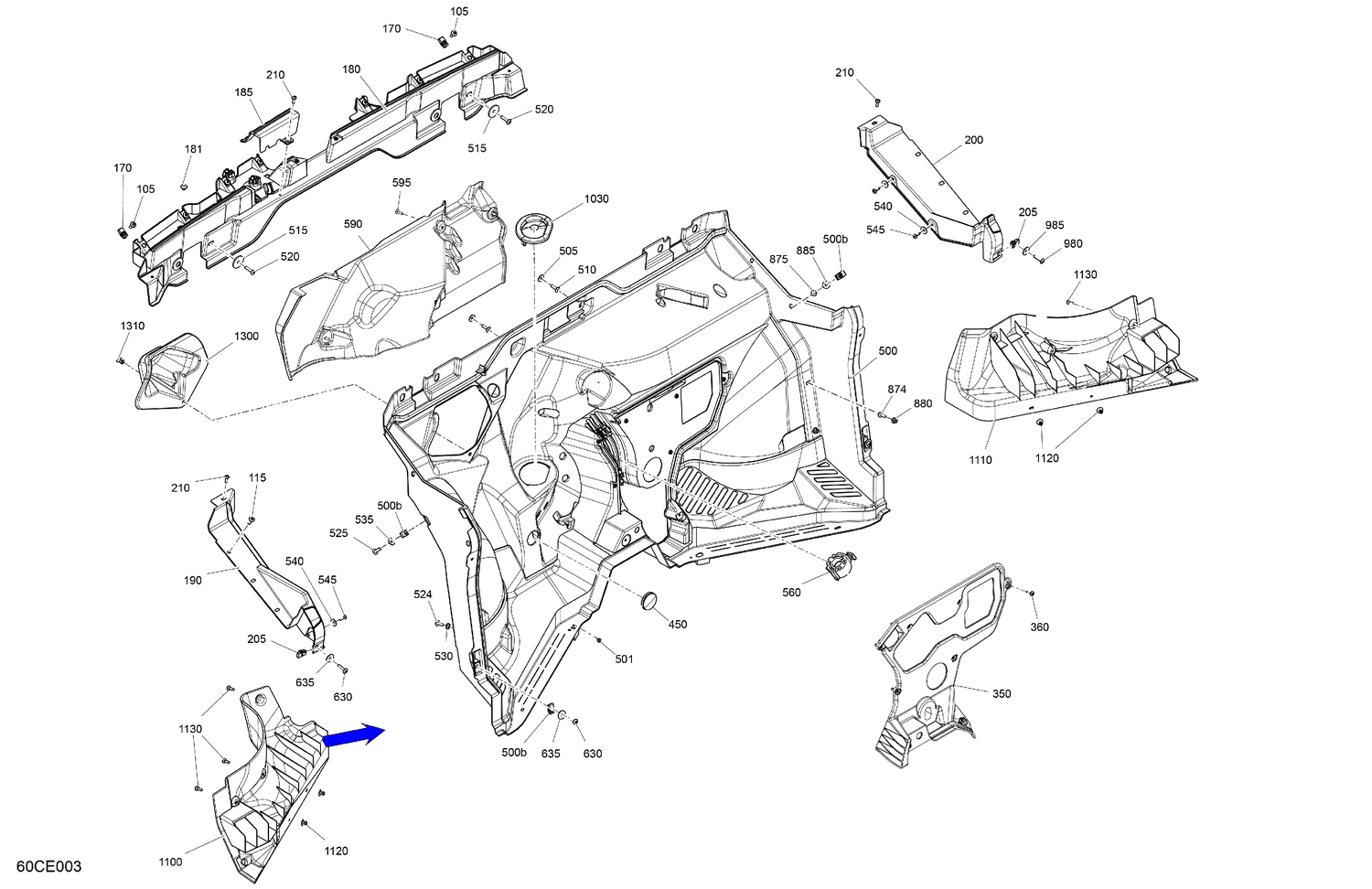 07- Cab Interior - Firewall