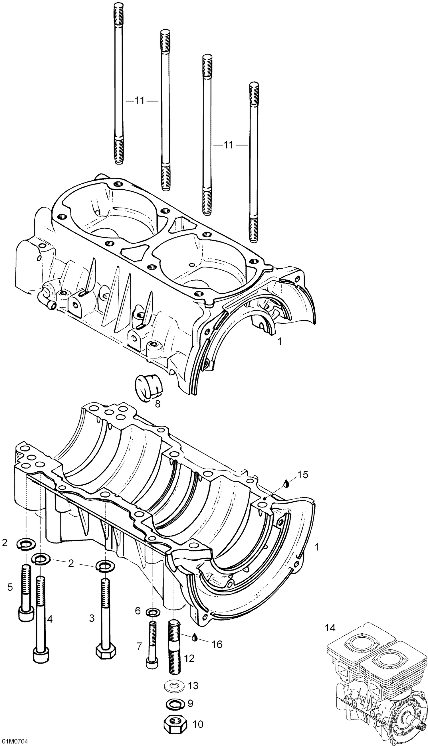 01- Crankcase