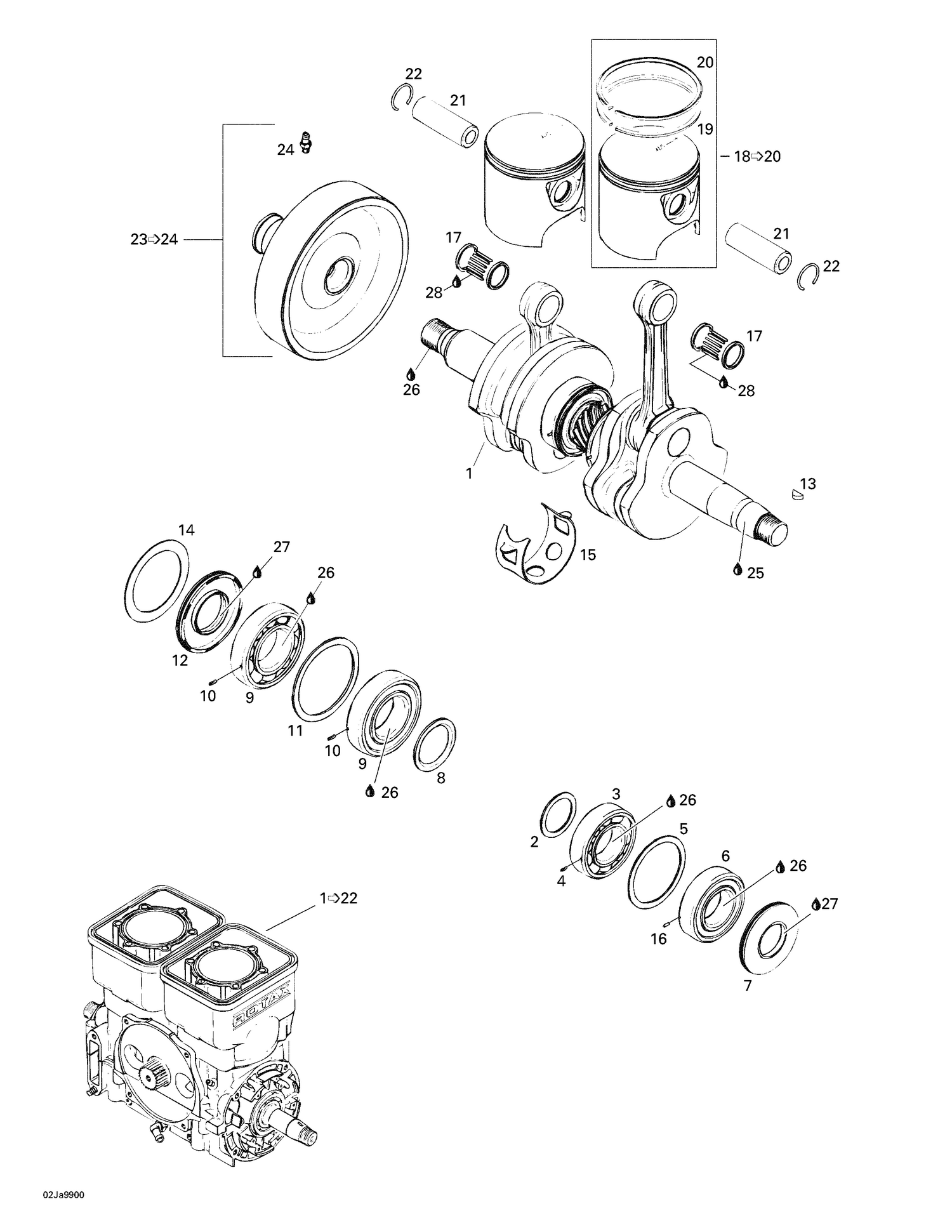 01- Crankshaft And Pistons