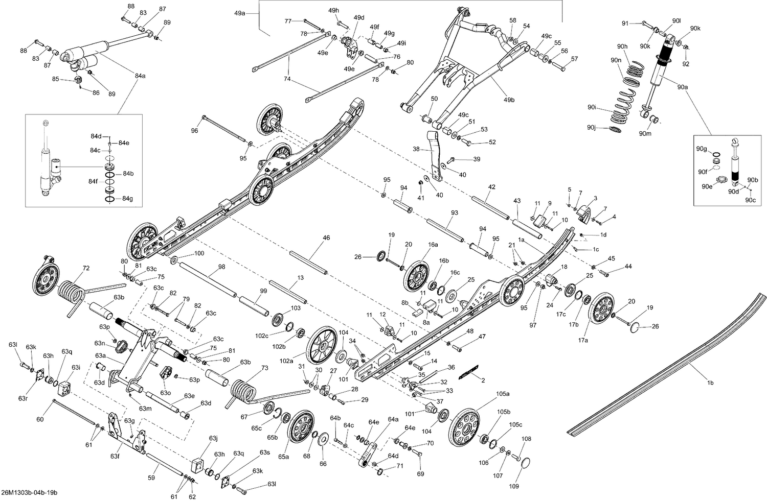 08- Rear Suspension Without Adjust System