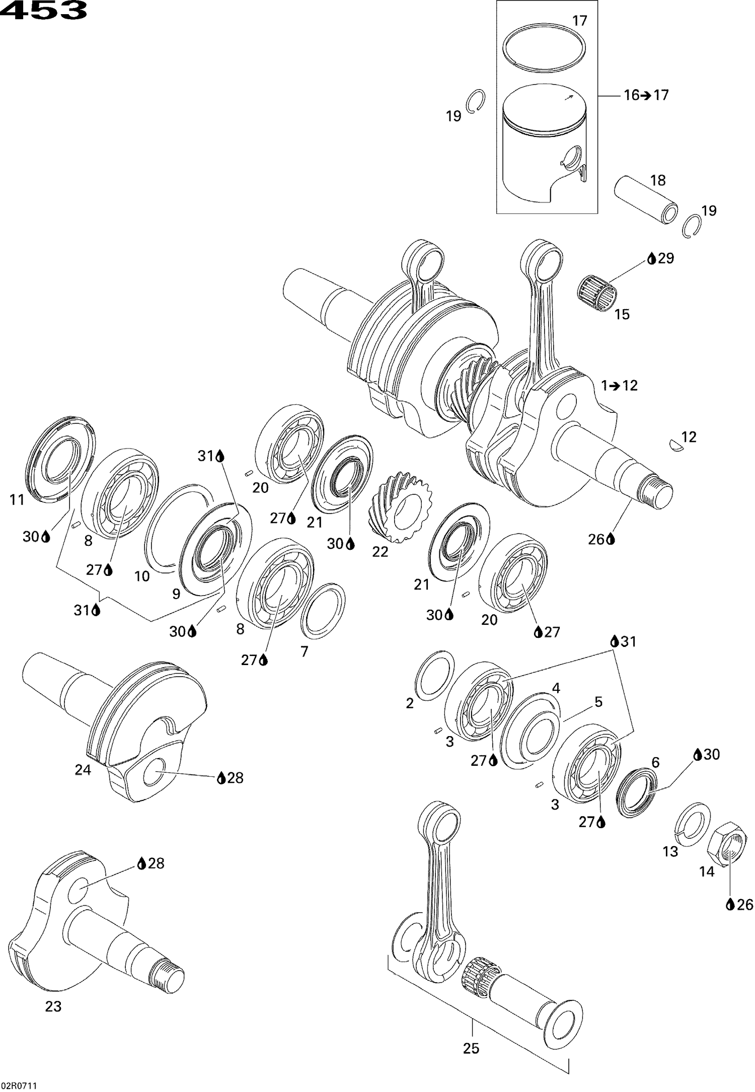 01- Crankshaft And Pistons
