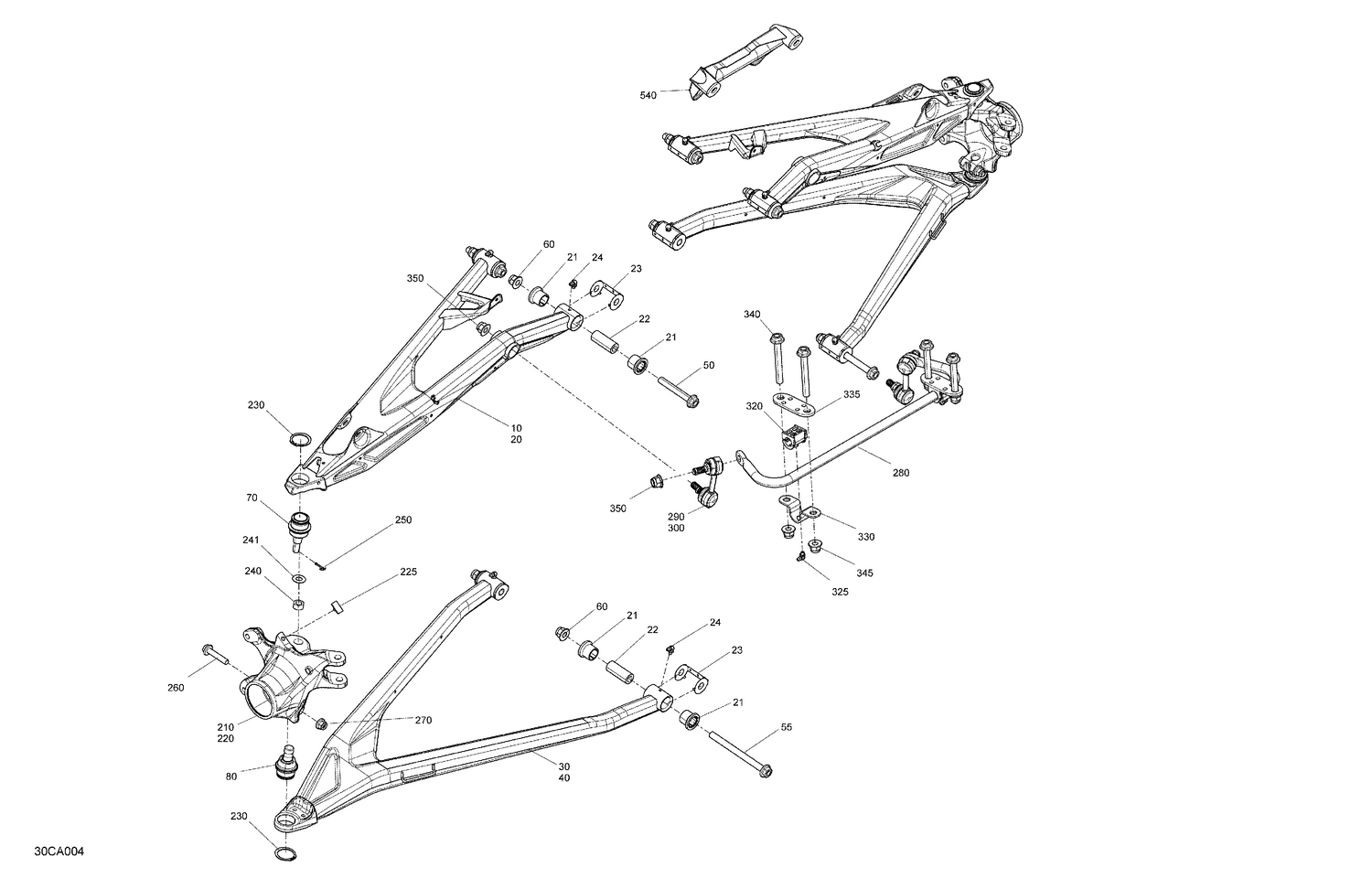 05- Suspension - Front - Without Smart-ShoX