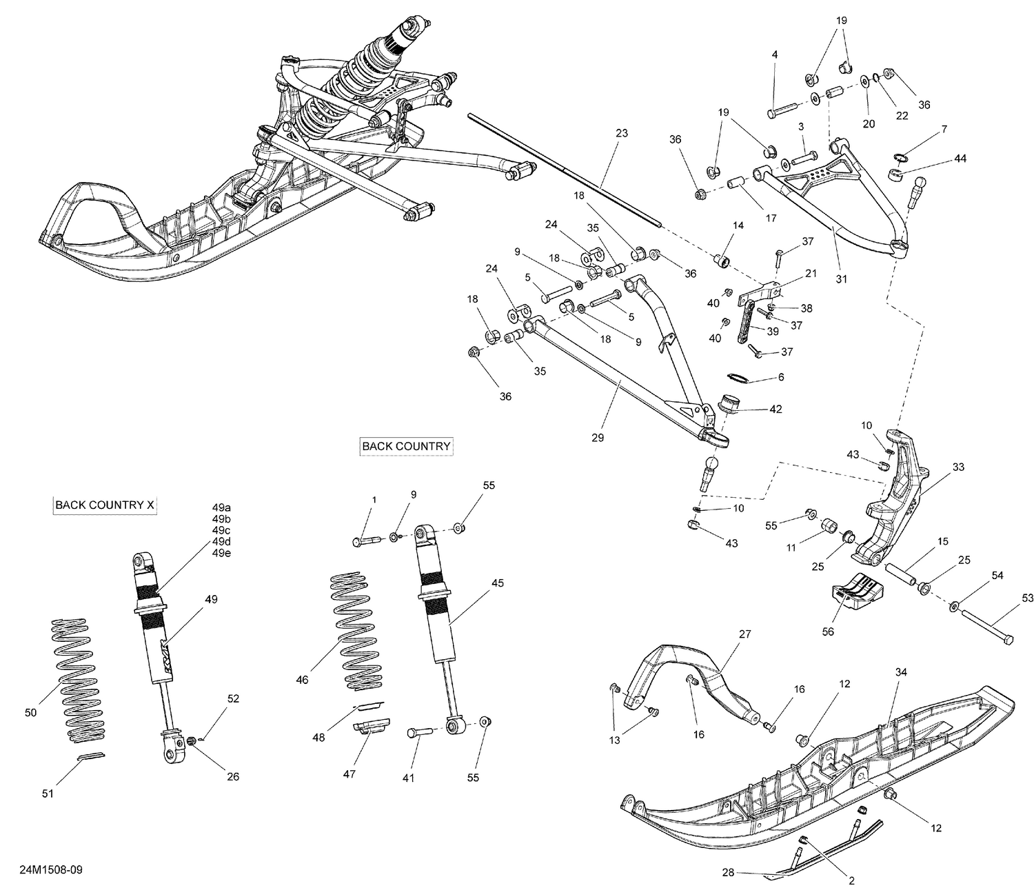 07- Front Suspension And Ski _24M1508