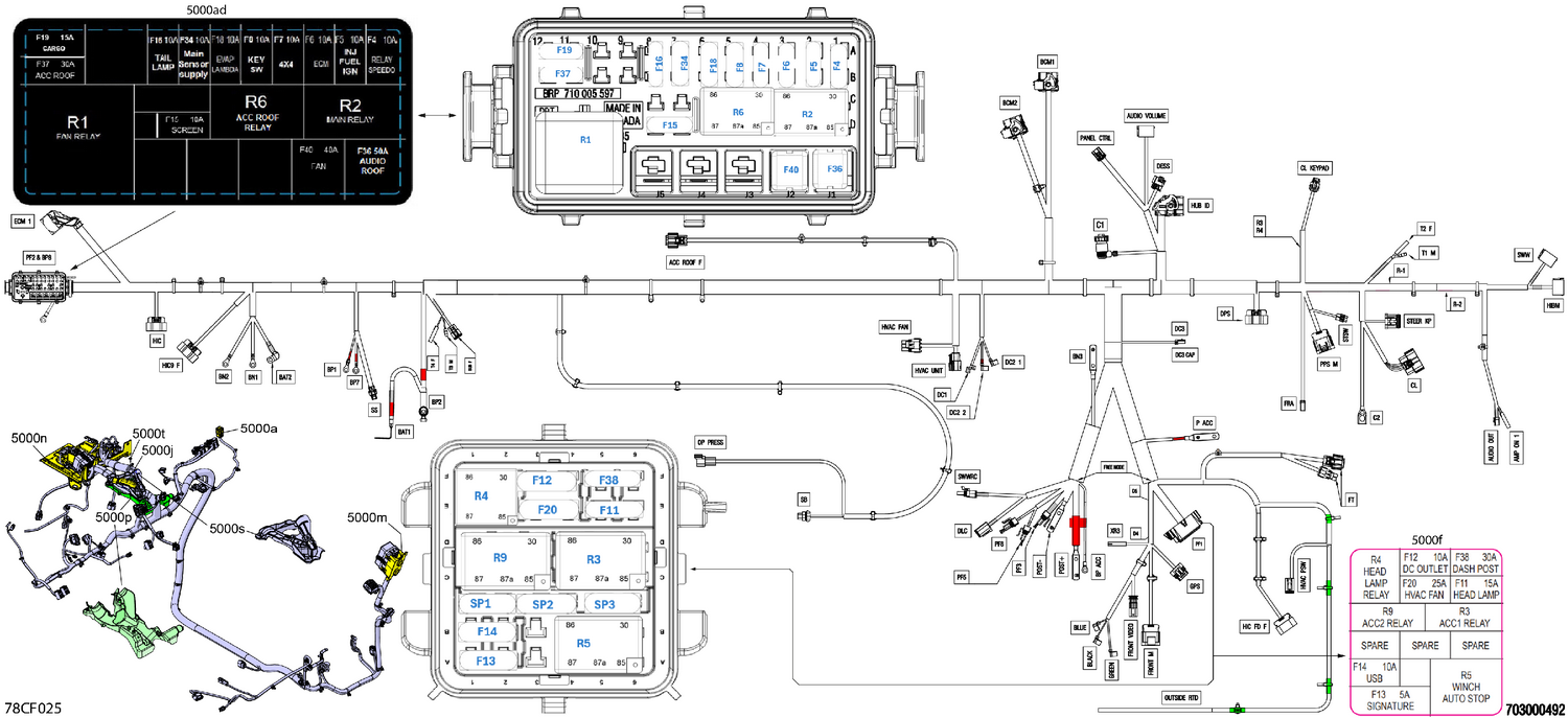 08- Electric - Main Harness - 710010581