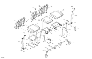 07- Body - Seat - Front Section Schematic