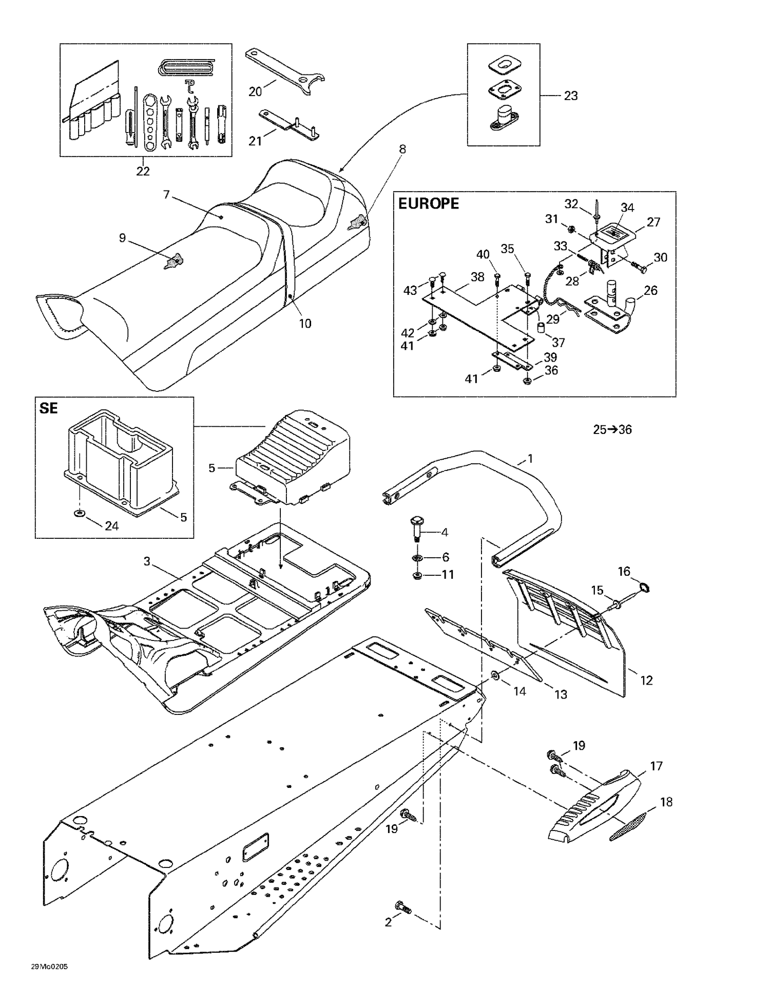 09- Seat, Accessories, Hitch