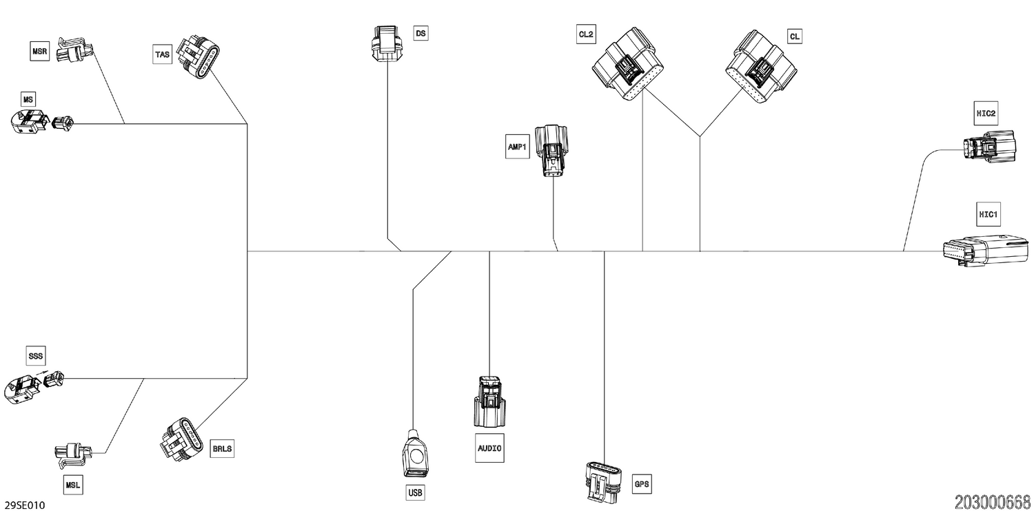 08- Electric - Steering Wiring Harness - 278004051