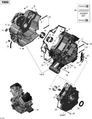 01- Crankcase Schematic