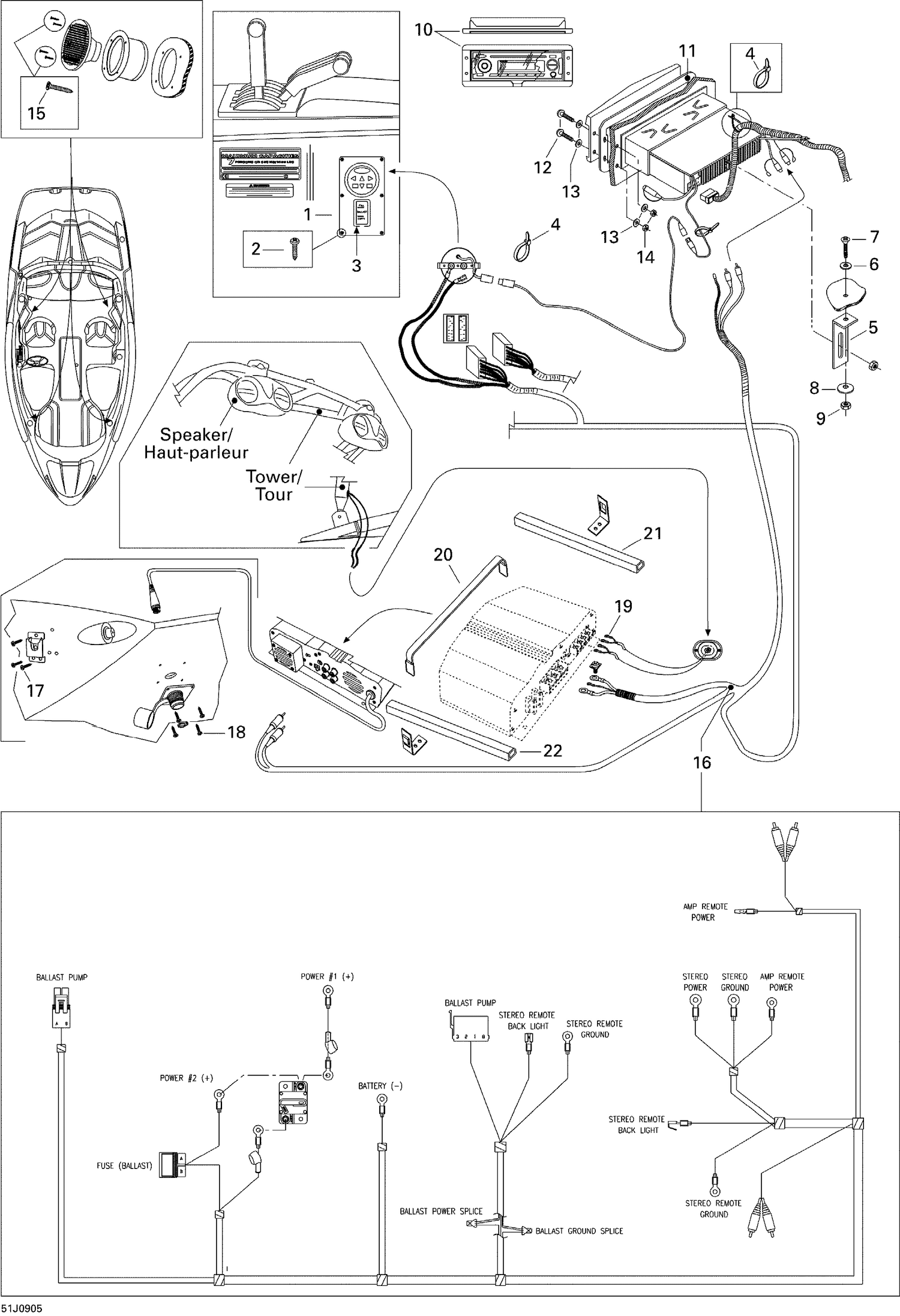 10- Amplifier And Tower Speakers