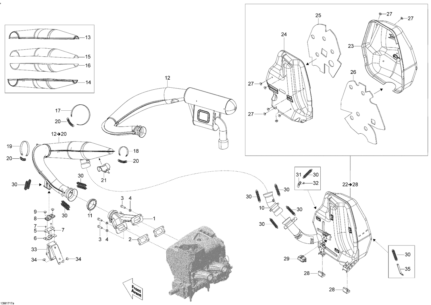 01- Exhaust System - 550F