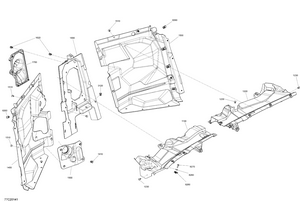 09- Cab Interior - Fire Wall Section Schematic