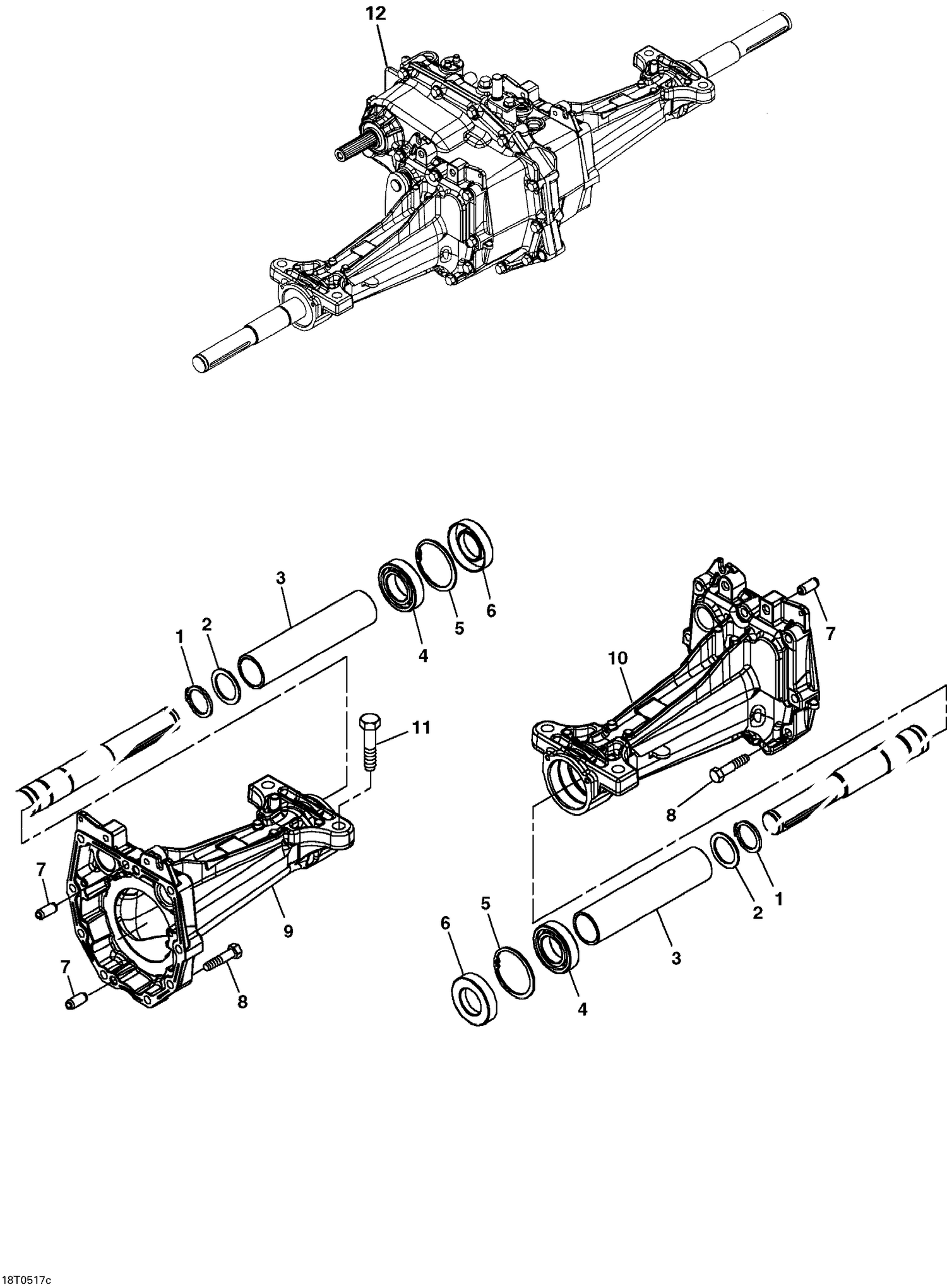 05- Transmission, Axle Housing