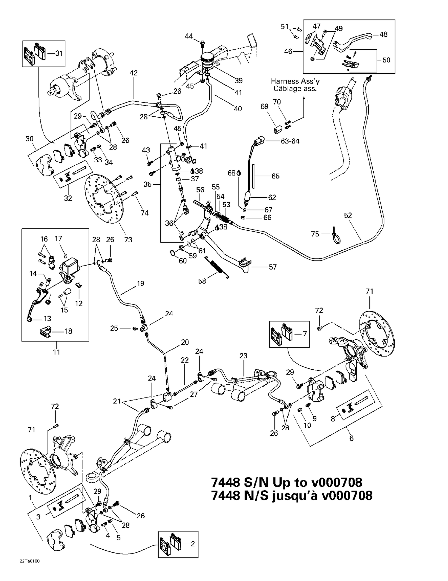 06- Hydraulic Brake (7448 Sn Up To V000708)