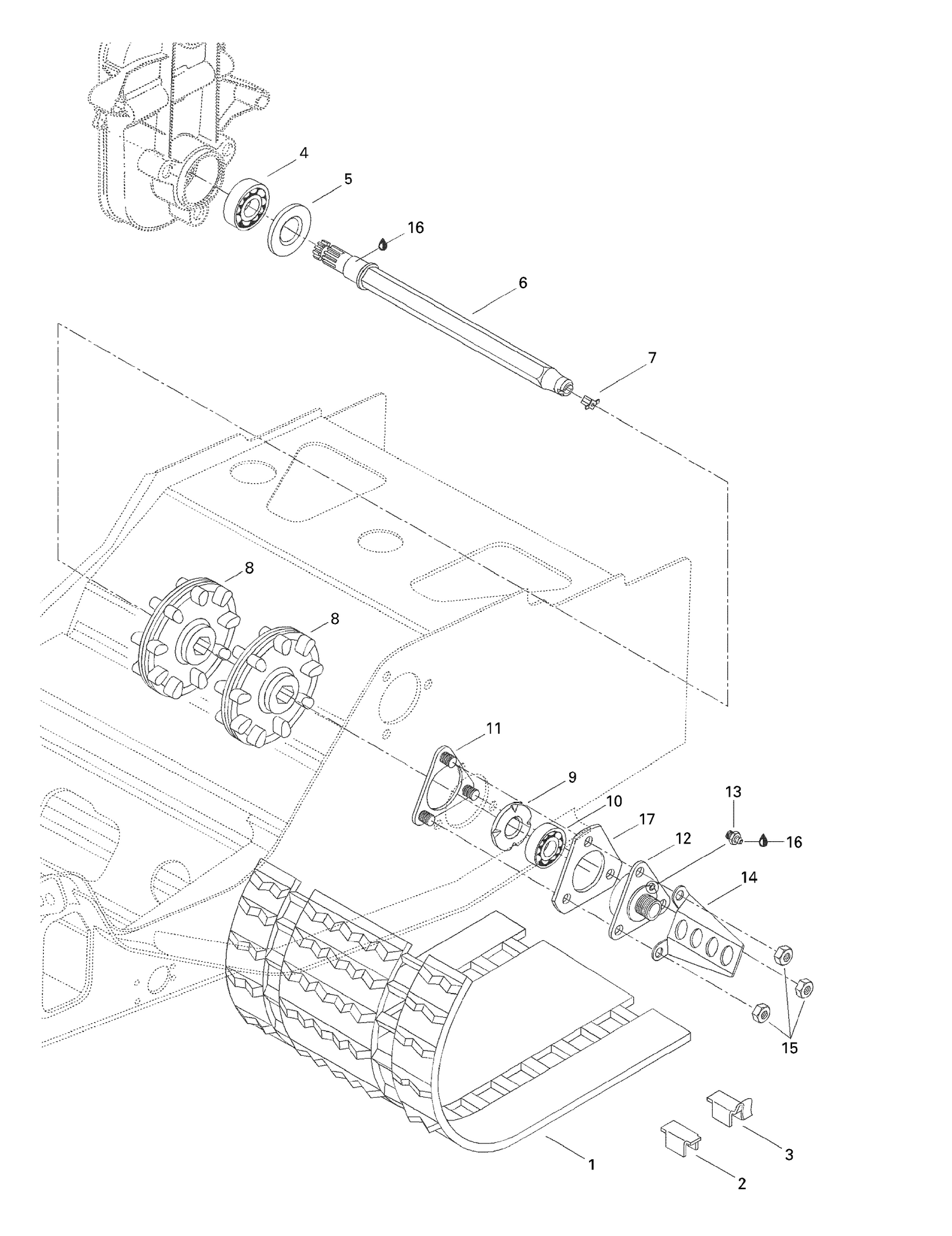 05- Drive Axle And Track
