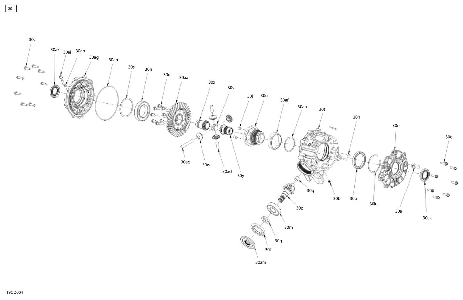 04- Drive - Front - Differential Parts
