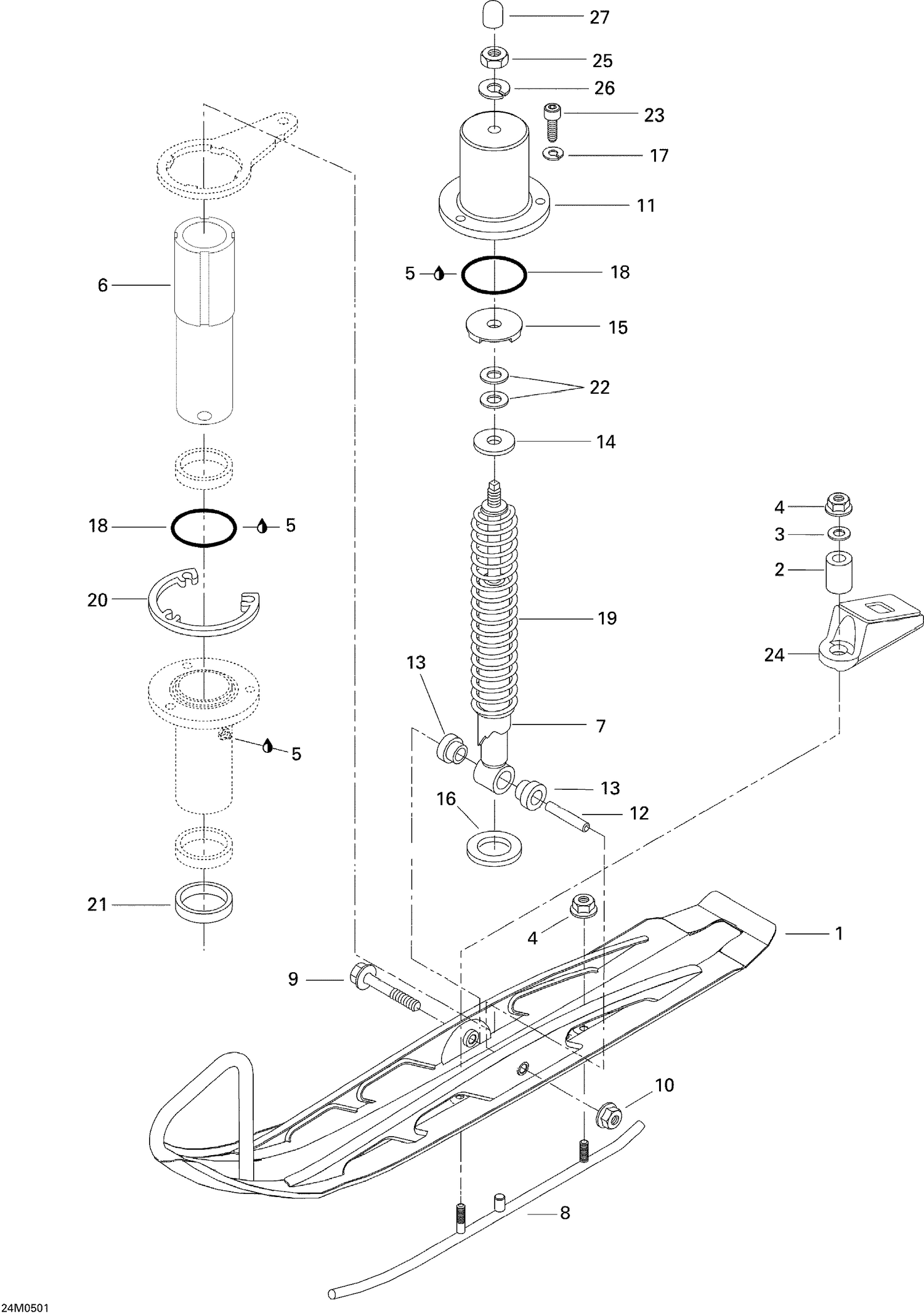 07- Front Suspension And Ski
